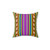 Peruvian Mantle Pillow - Vibrant Andean Decor