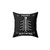 Goth Punk Christmas Skeleton Tree Pillow