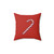 Candycane Patterned Throw Pillow for Christmas Decor