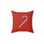 Candycane Patterned Throw Pillow for Christmas Decor