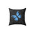 Blue Morpho Butterfly Decorative Pillow