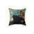 Vintage Titanic Ship Boarding Pass Decorative Pillow