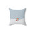 Cute Fox in the Snow Throw Pillow