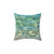 Aqua Blue Ocean Water Pillow