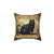 Vintage Halloween Black Cat Tea Pillow