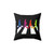 Colorful Beatles-themed pillow