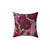 Antique Purple Botanical Flower Pillow