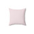 Pink and White Vertical Stripes Pillow