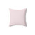 Pink and White Vertical Stripes Pillow