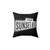 Sunset Blvd Retro Pillow