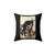 Krampus holiday themed decorative pillow