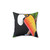Tropical bird toucan pillow