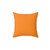 Orange pillow for comfortable sleep