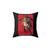 Krampus Christmas Graphic Fan Pillow for Women