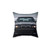 Black sport car themed pillow