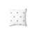 Minimalist Christmas Tree Pillow with Black and White Pattern