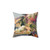 Vintage French Riviera Travel Advertising Pillow