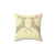 Festive Reindeer Throw Pillow