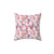 Cute Pastel Floral Halloween Pillow