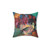 Vibrant Floral Pillow by Frida Kahlo