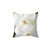 Elegant white orchid decorative pillow