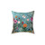 Vibrant Floral Garden Pillow
