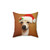 Merry Christmas Hounds Festive Pillow