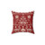 Vintage Christmas Decorative Throw Pillow