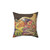 Vintage Autumn Cornucopia Throw Pillow