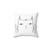 Sarcastic Cat Middle Finger Throw Pillow