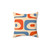 Mid Century Modern Piquet Abstract Pattern Pillow