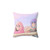 Yuru Camp Anime Pillow Featuring Cozy Winter Scenery