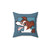 Border Collie Face Throw Pillow