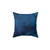 Deep Blue Watercolor Pattern Accent Pillow