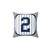 Derek Jeter #2 Jersey Number Pillow - New York Yankees Merchandise