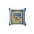 Broadstairs Beach Hut Pillow - Coastal Decor Accent