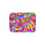 Psychedelic Sherpa Blanket with Flower Power Design