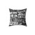 Band Name Collage Pillow - Showcase Your Music Taste