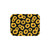 Soft floral Sherpa blanket with sunflower pattern
