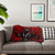 Red Monster Sherpa Blanket