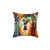 Leonid Afremov Rain Princess Decorative Pillow
