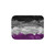 Asexual Pride Sherpa Blanket with Abstract Paint Splatter Design