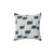 Blue and Grey Guinea Fowl Decorative Throw Pillow