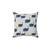 Blue and Grey Guinea Fowl Decorative Throw Pillow