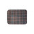 Grey and Red Tartan Sherpa Blanket
