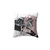Abstract Pink and Black Decorative Pillow
