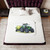 Green Tractor Painting Sherpa Blanket