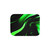 Lime Florescent Green and Black Abstract Sherpa Blanket