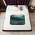 Indigo Mountains Sherpa Blanket with Nature-Inspired Design