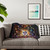Sacred Geometry Sherpa Blanket with Om Symbol